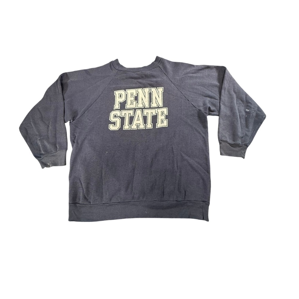 Vtg Penn State‎ Nittany Lions PSU Raglan Crewneck Sweatshirt Men's XL USA